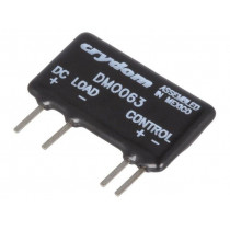 DMO063; Relay: solid state; Ucntrl: 3÷10VDC; 3A; 0÷60VDC; THT; SIP; -30÷80°C; CRYDOM