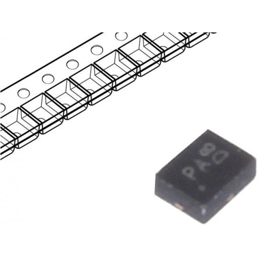 DMP2104LP-7; Transistor: P-MOSFET; unipolar; -20V; -1.2A; 0.5W; DFN1411-3; DIODES INCORPORATED