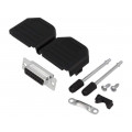 DPPK15-BK-DBS-K; D-Sub; PIN: 15; plug; female; soldering; for cable; ENCITECH DPPK15-BK-DBS-K; D-Sub; PIN: 15; plug; female; soldering; for cable; ENCITECH