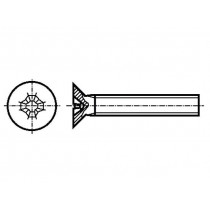 8G207M3X12; Screw; M3x12; Head: countersunk; Phillips; polyamide; DREMEC