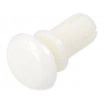 8G4025.0X6.5W; Rivet; polyamide; L.rivet: 8.5mm; Panel cutout diam: 5.1mm; UL94HB; DREMEC