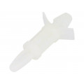 8G813V40352; PCB distance; polyamide; L: 12.7mm; snap fastener; Colour: natural; DREMEC