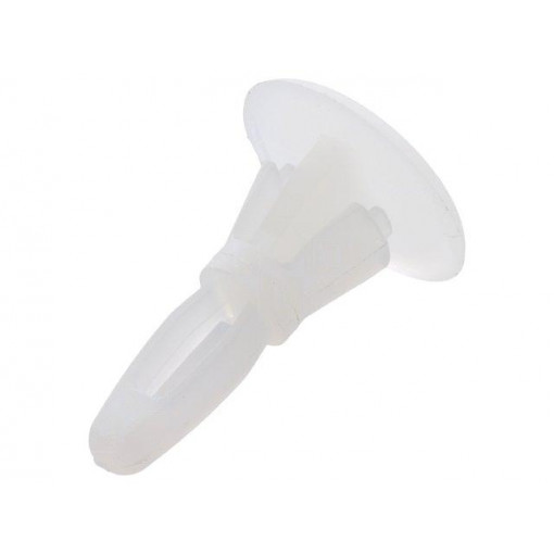 8G820V40988; Assembly stud; polyamide; L: 6.4mm; latch/latch; Ø2: 6.35mm; Ø1: 4mm; DREMEC
