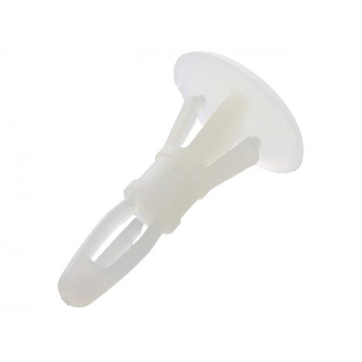 8G820V40989; Assembly stud; polyamide; L: 9.5mm; latch/latch; Ø2: 6.35mm; Ø1: 4mm; DREMEC