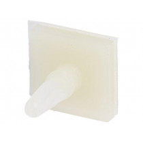 8GB07V41019; PCB distance; polyamide; L: 6.4mm; self-adhesive,snap fastener; DREMEC