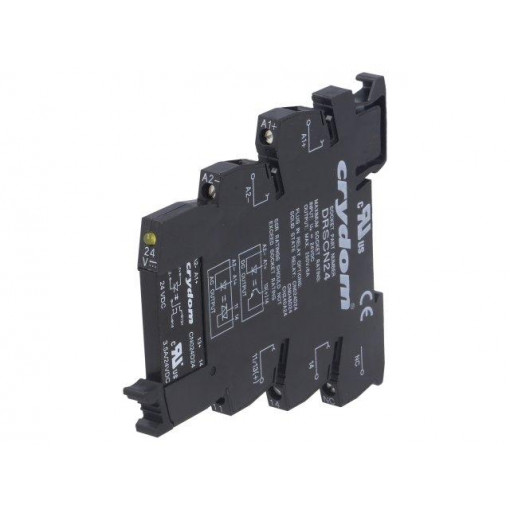 DRA-CN024D24; Relay: solid state; Ucntrl: 24VDC; 3.5A; max.24VDC; DIN; -25÷60°C; CRYDOM