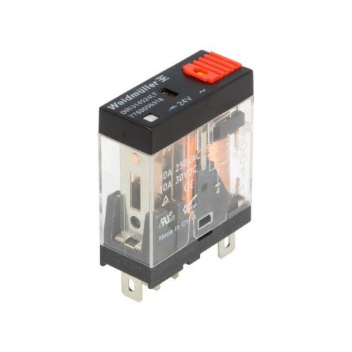 7760056318; Relay: electromagnetic; SPDT; Ucoil: 24VAC; 10A/250VAC; 10A/30VDC; WEIDMÜLLER