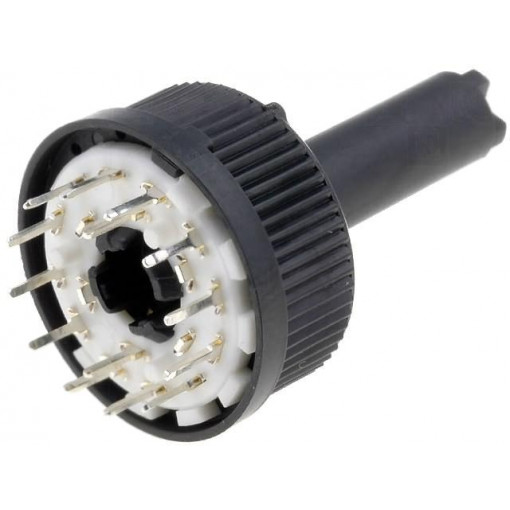 ; Switch: rotary; Pos: 6; 0.13A/150VAC; 0.13A/150VDC; Poles number: 2; AB Elektronik ; Switch: rotary; Pos: 6; 0.13A/150VAC; 0.13A/150VDC; Poles number: 2; AB Elektronik