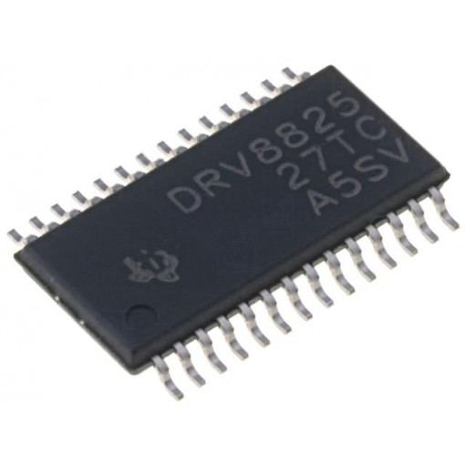 DRV8825PWP; IC: driver; stepper motor controller; 2.5A; 24V; Channels: 2; TEXAS INSTRUMENTS DRV8825PWP; IC: driver; stepper motor controller; 2.5A; 24V; Channels: 2; TEXAS INSTRUMENTS
