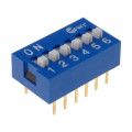 ; Switch: DIP-SWITCH; Poles number: 6; ON-OFF; 0.05A/12VDC; Pos: 2; NINIGI