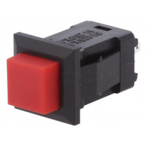 DS-435-S-R; Switch: push-button; Pos: 2; SPST-NO; 1A/250VAC; OFF-ON; Body: black; MIYAMA DS-435-S-R; Switch: push-button; Pos: 2; SPST-NO; 1A/250VAC; OFF-ON; Body: black; MIYAMA