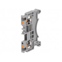 DS1.5-01P-11-00AH; Splice terminal: rail; 0.2÷1.5mm2; ways: 1; terminals: 2; grey; TS35; DEGSON ELECTRONICS