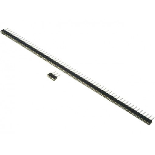 DS1002-01-1*5V13; Socket; pin strips; female; PIN: 5; turned contacts; straight; THT; CONNFLY