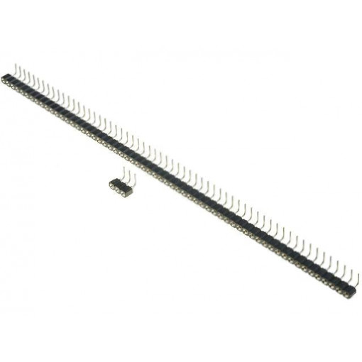 DS1002-01-1*6R13; Socket; pin strips; female; PIN: 6; turned contacts; angled 90°; CONNFLY