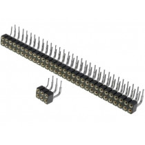 DS1002-01-2*4R13; Socket; pin strips; female; PIN: 8; turned contacts; angled 90°; CONNFLY