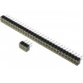 DS1002-01-2*7V13; Socket; pin strips; female; PIN: 14; turned contacts; straight; CONNFLY