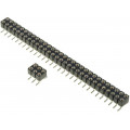 DS1002-01-2*10S13; Socket; pin strips; female; PIN: 20; turned contacts; vertical; CONNFLY DS1002-01-2*10S13; Socket; pin strips; female; PIN: 20; turned contacts; vertical; CONNFLY