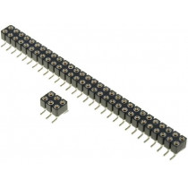 DS1002-01-2*10S13; Socket; pin strips; female; PIN: 20; turned contacts; vertical; CONNFLY