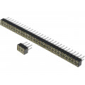 DS1002-02-2*7BT1F6; Socket; pin strips; female; PIN: 14; turned contacts,low profile; CONNFLY DS1002-02-2*7BT1F6; Socket; pin strips; female; PIN: 14; turned contacts,low profile; CONNFLY