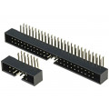 DS1014-14RF1B; Socket; IDC; male; PIN: 14; angled 90°; THT; gold flash; 2mm; CONNFLY DS1014-14RF1B; Socket; IDC; male; PIN: 14; angled 90°; THT; gold flash; 2mm; CONNFLY