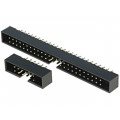 DS1014-34SF1B; Socket; IDC; male; PIN: 34; straight; THT; gold flash; 2mm; CONNFLY DS1014-34SF1B; Socket; IDC; male; PIN: 34; straight; THT; gold flash; 2mm; CONNFLY