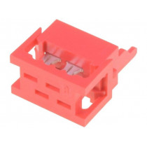 DS1015-01-04R6; Wire-board; plug; male; PIN: 4; IDC; for ribbon cable; 1.5A; 30mΩ; CONNFLY DS1015-01-04R6; Wire-board; plug; male; PIN: 4; IDC; for ribbon cable; 1.5A; 30mΩ; CONNFLY