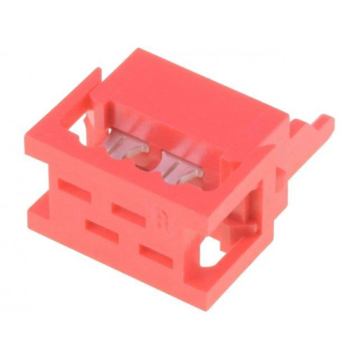 DS1015-01-04R6; Wire-board; plug; male; PIN: 4; IDC; for ribbon cable; 1.5A; 30mΩ; CONNFLY