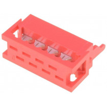 DS1015-01-08R6; Wire-board; plug; male; PIN: 8; IDC; for ribbon cable; 1.5A; 30mΩ; CONNFLY