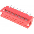DS1015-02-14R6; Wire-board; adapter; PIN: 14; IDC,THT; on PCBs,for ribbon cable; CONNFLY DS1015-02-14R6; Wire-board; adapter; PIN: 14; IDC,THT; on PCBs,for ribbon cable; CONNFLY