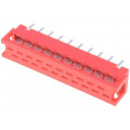DS1015-02-20R6; Wire-board; adapter; PIN: 20; IDC,THT; on PCBs,for ribbon cable; CONNFLY DS1015-02-20R6; Wire-board; adapter; PIN: 20; IDC,THT; on PCBs,for ribbon cable; CONNFLY