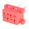 DS1015-04-04R6XT; Wire-board; socket; female; PIN: 4; THT; on PCBs; 1.5A; 30mΩ; CONNFLY DS1015-04-04R6XT; Wire-board; socket; female; PIN: 4; THT; on PCBs; 1.5A; 30mΩ; CONNFLY