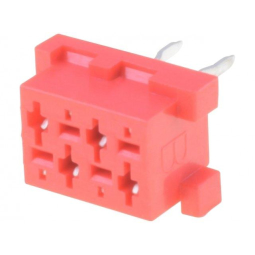 DS1015-04-04R6XT; Wire-board; socket; female; PIN: 4; THT; on PCBs; 1.5A; 30mΩ; CONNFLY DS1015-04-04R6XT; Wire-board; socket; female; PIN: 4; THT; on PCBs; 1.5A; 30mΩ; CONNFLY