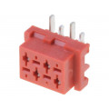 DS1015-06-04R6SR; Wire-board; socket; female; PIN: 4; SMT; on PCBs; 1.5A; 30mΩ; CONNFLY DS1015-06-04R6SR; Wire-board; socket; female; PIN: 4; SMT; on PCBs; 1.5A; 30mΩ; CONNFLY