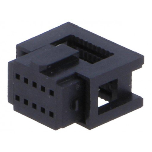 DS1016-01-10A2B; Plug; IDC; female; PIN: 10; IDC; for ribbon cable; 0.635mm; CONNFLY