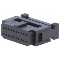 DS1016-01-20A2B; Plug; IDC; female; PIN: 20; IDC; for ribbon cable; 0.635mm; CONNFLY