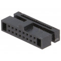 DS1017-01-16NA8; Plug; IDC; female; PIN: 16; IDC; for ribbon cable; 0.635mm; CONNFLY