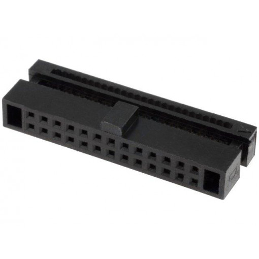 DS1017-01-26NA8; Plug; IDC; female; PIN: 26; IDC; for ribbon cable; 0.635mm; CONNFLY