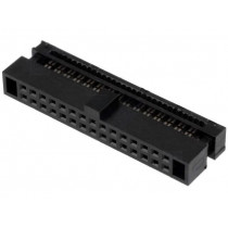 DS1017-01-30NA8; Plug; IDC; female; PIN: 30; IDC; for ribbon cable; 0.635mm; CONNFLY