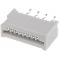 DS1020-01-08BT1; Connector: FFC (FPC); straight; PIN: 8; NON-ZIF; THT; tinned; 20mΩ; CONNFLY