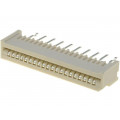 DS1020-01-20BT1; Connector: FFC (FPC); straight; PIN: 20; NON-ZIF; THT; tinned; 20mΩ; CONNFLY