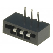 DS1020-03RT1D; Connector: FFC (FPC); angled 90°; PIN: 3; NON-ZIF; THT; tinned; 20mΩ; CONNFLY