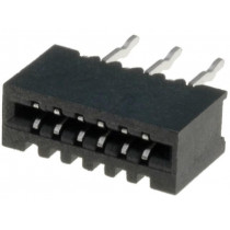 DS1020-04-06BVT1; Connector: FFC (FPC); straight; PIN: 6; NON-ZIF; THT; tinned; 20mΩ; CONNFLY