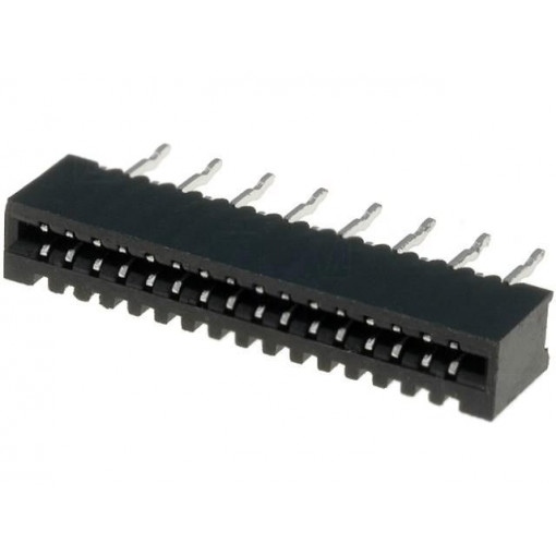 DS1020-04-16BVT1; Connector: FFC (FPC); straight; PIN: 16; NON-ZIF; THT; tinned; 20mΩ; CONNFLY
