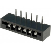 DS1020-06RT1D; Connector: FFC (FPC); angled 90°; PIN: 6; NON-ZIF; THT; tinned; 20mΩ; CONNFLY