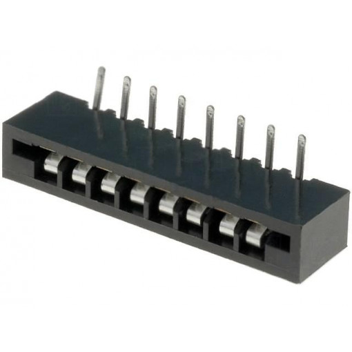 DS1020-08RT1D; Connector: FFC (FPC); angled 90°; PIN: 8; NON-ZIF; THT; tinned; 20mΩ; CONNFLY