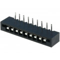 DS1020-09RT1D; Connector: FFC (FPC); angled 90°; PIN: 9; NON-ZIF; THT; tinned; 20mΩ; CONNFLY DS1020-09RT1D; Connector: FFC (FPC); angled 90°; PIN: 9; NON-ZIF; THT; tinned; 20mΩ; CONNFLY