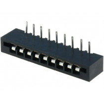 DS1020-09RT1D; Connector: FFC (FPC); angled 90°; PIN: 9; NON-ZIF; THT; tinned; 20mΩ; CONNFLY
