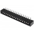 DS1020-16RT1D; Connector: FFC (FPC); angled 90°; PIN: 16; NON-ZIF; THT; tinned; CONNFLY DS1020-16RT1D; Connector: FFC (FPC); angled 90°; PIN: 16; NON-ZIF; THT; tinned; CONNFLY