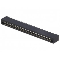 DS1020-18ST1D; Connector: FFC (FPC); straight; PIN: 18; NON-ZIF; THT; tinned; 20mΩ; CONNFLY