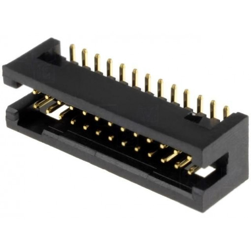 DS1031-14-26S8B; Socket; IDC; male; PIN: 26; straight; SMT; gold flash; 1.27mm; CONNFLY